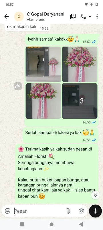Pengiriman Karangan Bunga Paduroso Purworejo